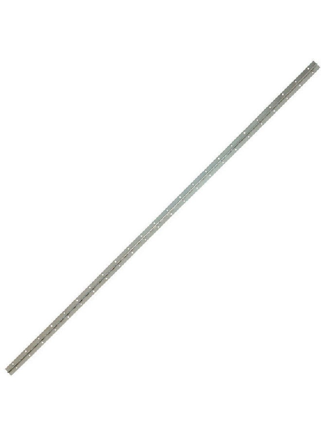 ACE Lightweight High Quality Steel Continuous Hinge Nickel 1-1/16 x 48 Inch 5298369 - Image 2