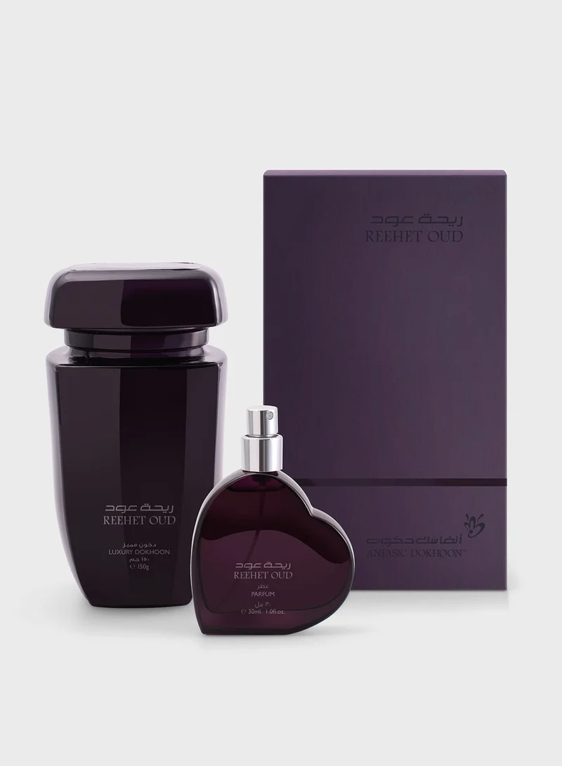 أنفاسك دخون ريحة عطر عود دخون (150 جرام + 30 مل)