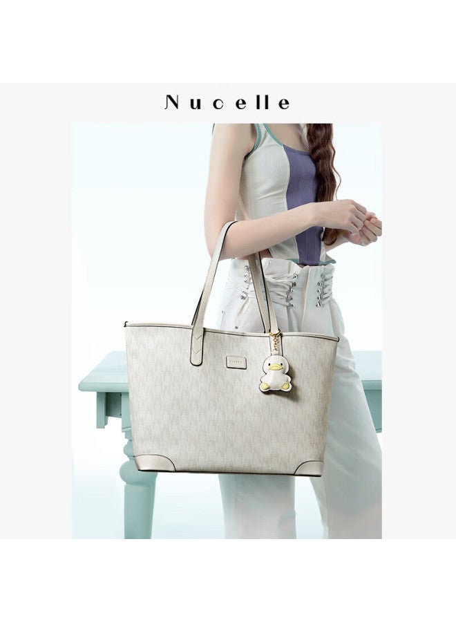 نوسيل Nucelle حقيبة يد نسائية حقيبة Duck Tote، سعة كبيرة، حقيبة كتف للمواصلات - Image 3