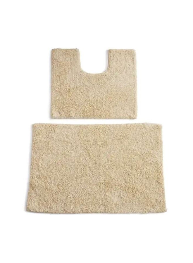 Pan Home ROOM ESSENTIALS S/2 BATHMAT BEIGE - Image 3