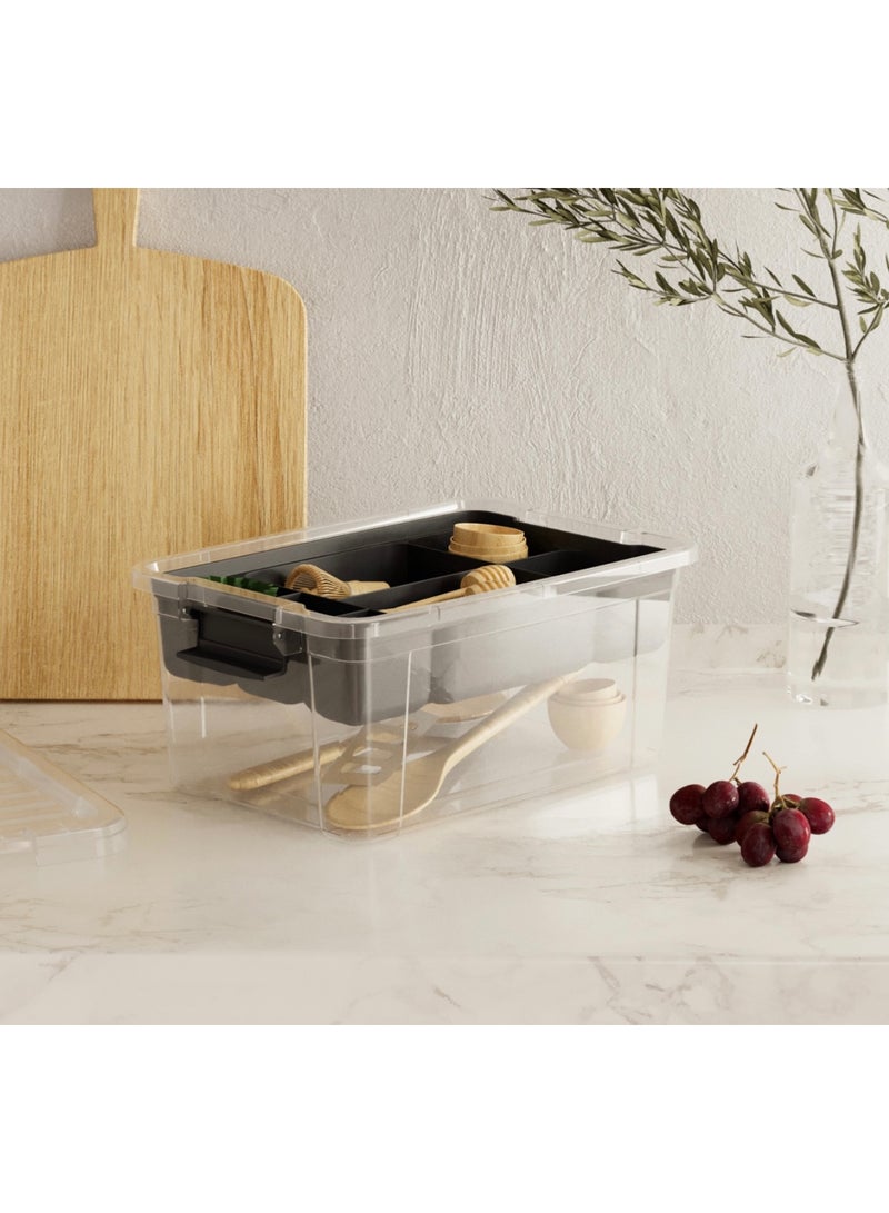 Dunya Plastik Storage Box with Organizer - 6.25 Liters - Image 2