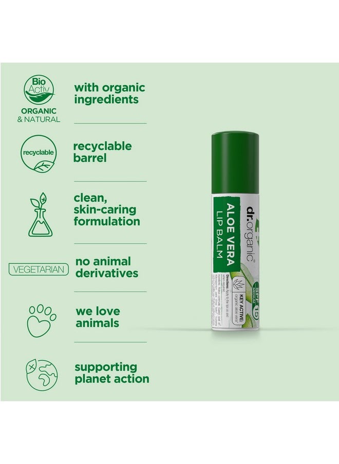 dr.organic Organic Doctor Organic Aloe Vera Lip Balm 5.7 Ml  - Image 3