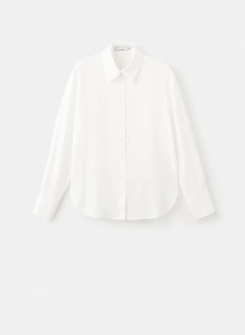 MANGO  Straight lyocell shirt for Women | Best Price UAE