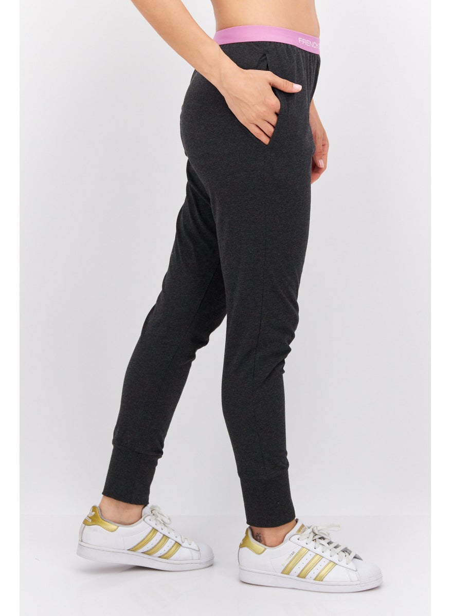 French Connection Women Regular Fit Solid Pant, Grey  - Image 4