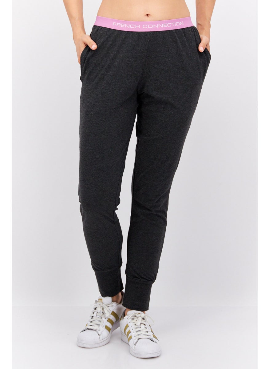 French Connection Women Regular Fit Solid Pant, Grey  - Image 1