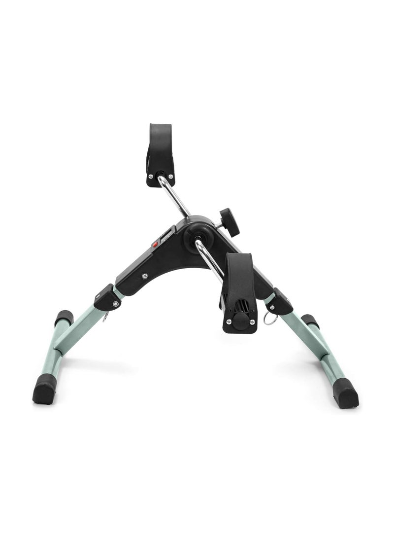 Generic Folding Pedal Exerciser Cycle, Mini Exercise Bike with LCD Display, Leg Arm Trainer Bike Under Desk for Gym, Home, Office - Image 3