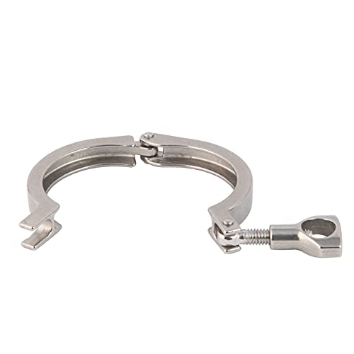 Metaland 1.5" Tri Clamp Clover, Stainless Steel Single Pin Heavy Duty Sanitary Tri Clamp Clover for Ferrule OD 50.5mm (Pack of 2) - Image 3