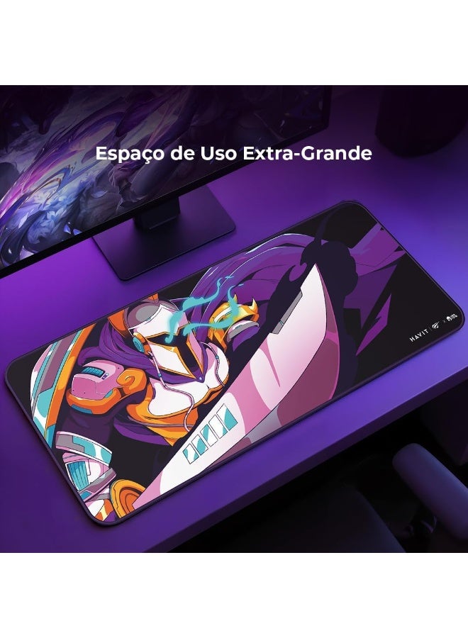 هافيت HAVIT MP862 x VKS Large Gaming Mouse Pad – Precision Surface & Anti-Slip Base for Competitive Gaming - Image 4