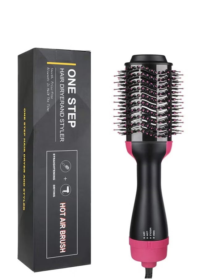 One Step - One Step Hair Dryer And Styler Brush Comb Black/Pink - Image 1