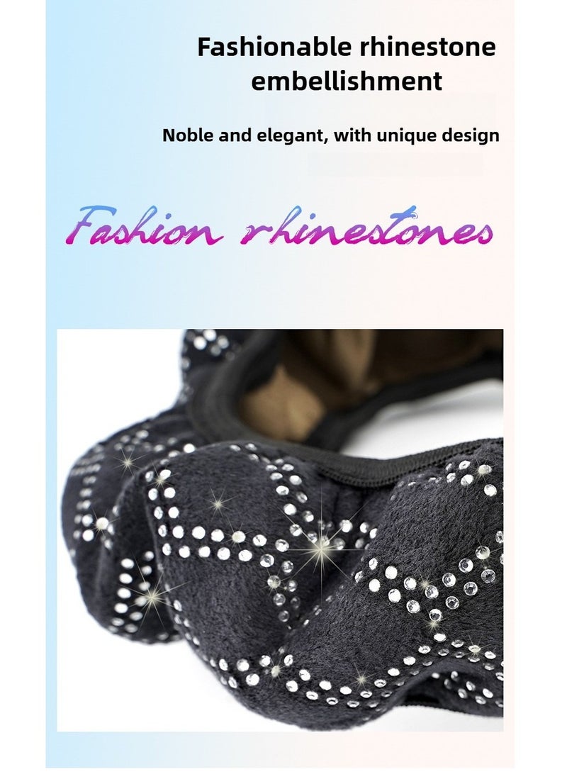 غطاء عجلة قيادة عالمي مقاس 15 بوصة/38 سم، قابل للتنفس ومقاوم للانزلاق، إكسسوار داخلي للسيارة، يناسب معظم عجلات القيادة للسيارات والشاحنات وسيارات الدفع الرباعي - Image 5