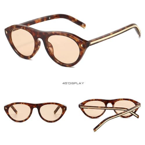 willochra Fashion Pilot Punk Sunglasses Women 2025 Luxury Vintage Sun Glasses For Lady Outdoor Oval Eyewear UV400 (C5) - Image 2