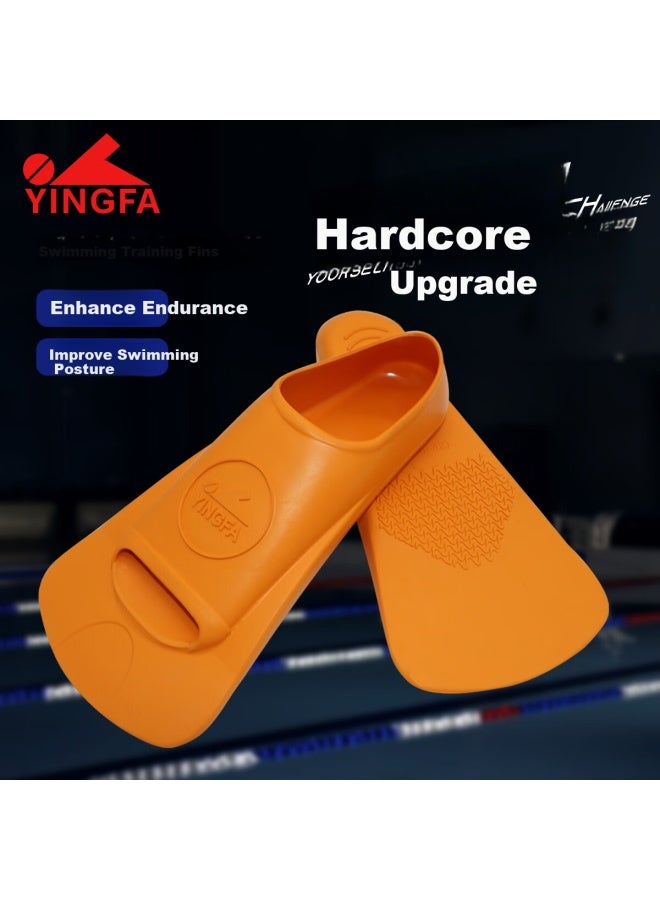 Yingfa Swimming Fins For Kids And Adults, Comfortable And Durable Professional Swimming And Snorkeling Fins For Speed Training, Soft Rubber Frog Shoes - Image 1