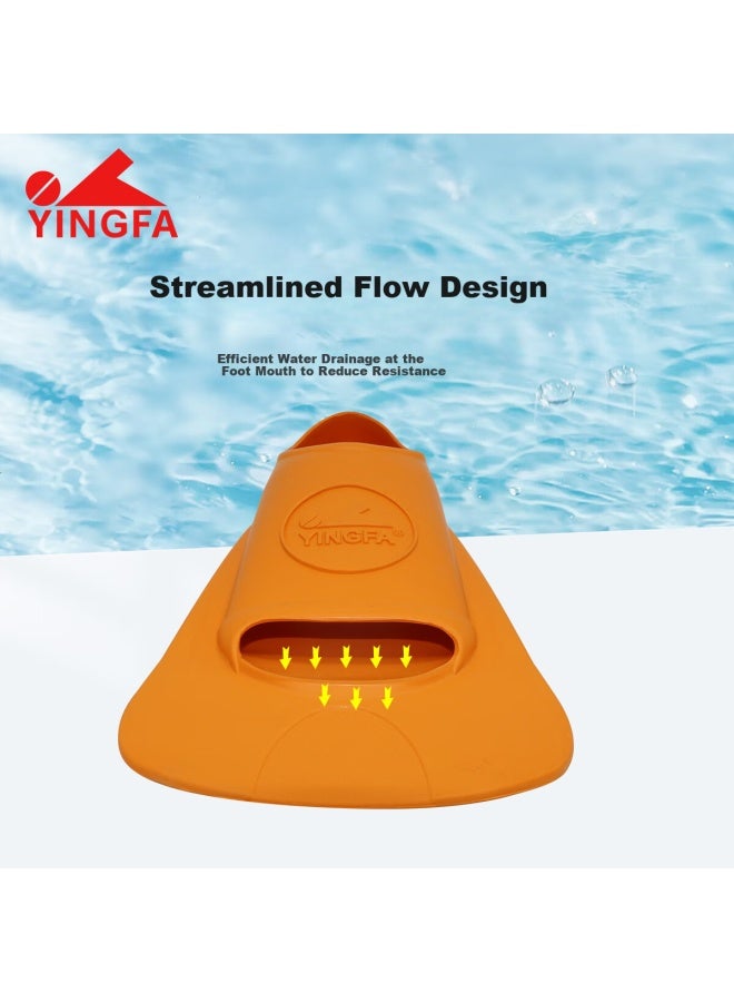 Yingfa Swimming Fins For Kids And Adults, Comfortable And Durable Professional Swimming And Snorkeling Fins For Speed Training, Soft Rubber Frog Shoes - Image 2