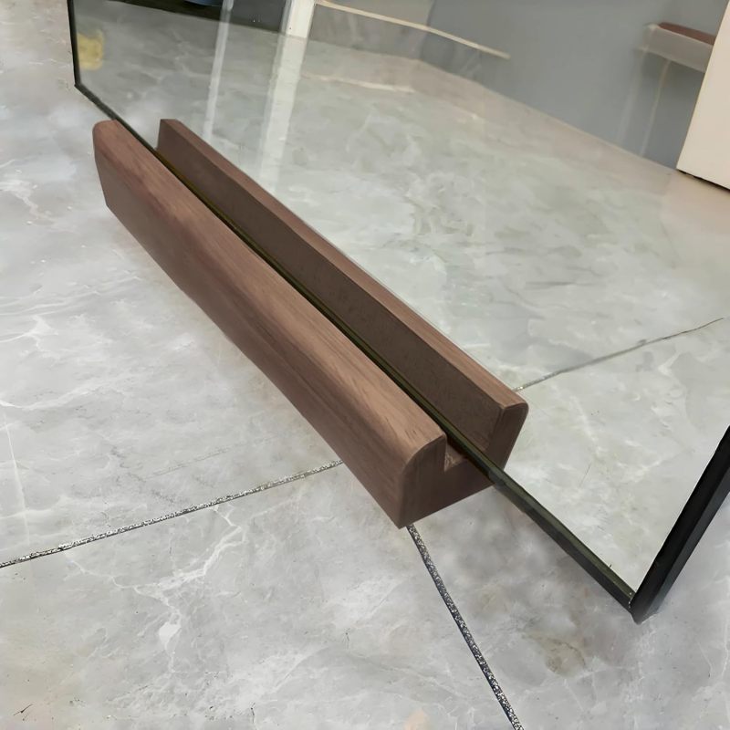 Large Floor Mirror Stand: Dark Coffee, Stable Anti-Shake Structure - Simple Versatile Style Full Length Mirror Stand for Bedroom Entrance Hall - Image 1