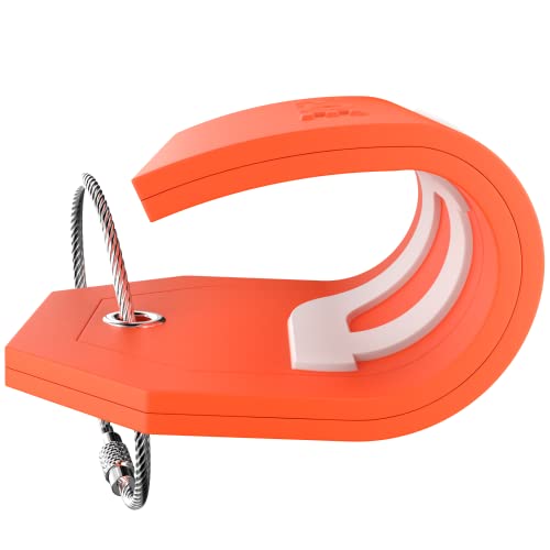 Shacke Initial Luggage Tag with Full Privacy Cover and Stainless Steel Loop – (Letter D) - Image 4