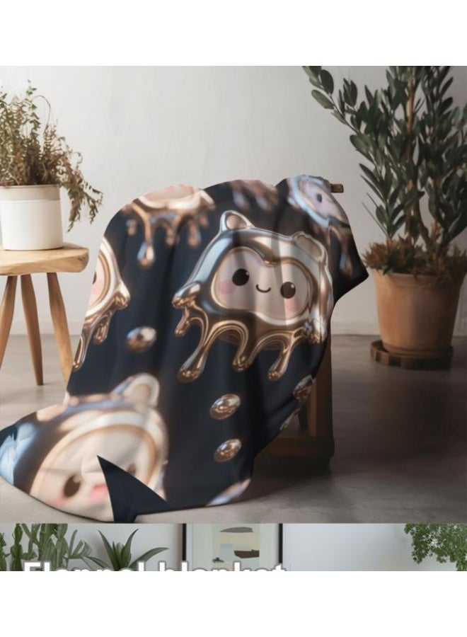 عام بطانية رقيقة من الفانيلا (حرارة ومريحة، ومناسبة للنوم واستخدام اللعبة والغبار والرمل) 150 سم * 200 سم - 661 - Image 3