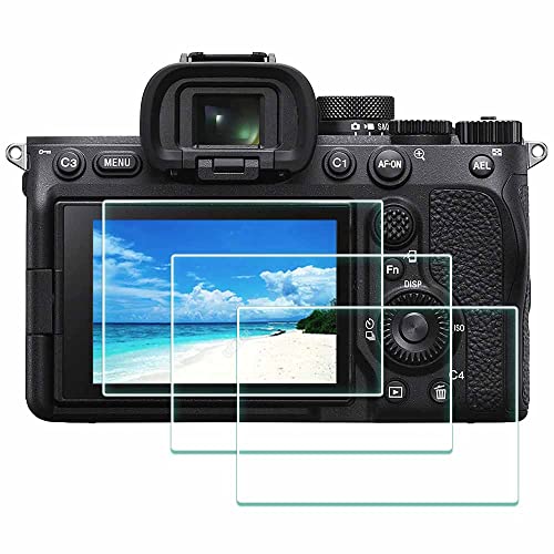 ULBTER Screen Protector for Sony Alpha ZV-E10 II ZVE10 II/ZV-E1 ZVE1 A7 IV Alpha 7 IV A7IV 7IV Camera, 0.3mm 9H Hardness Tempered Glass Cover Anti-Scrach Anti-Fingerprint [3 pieces] - Image 1