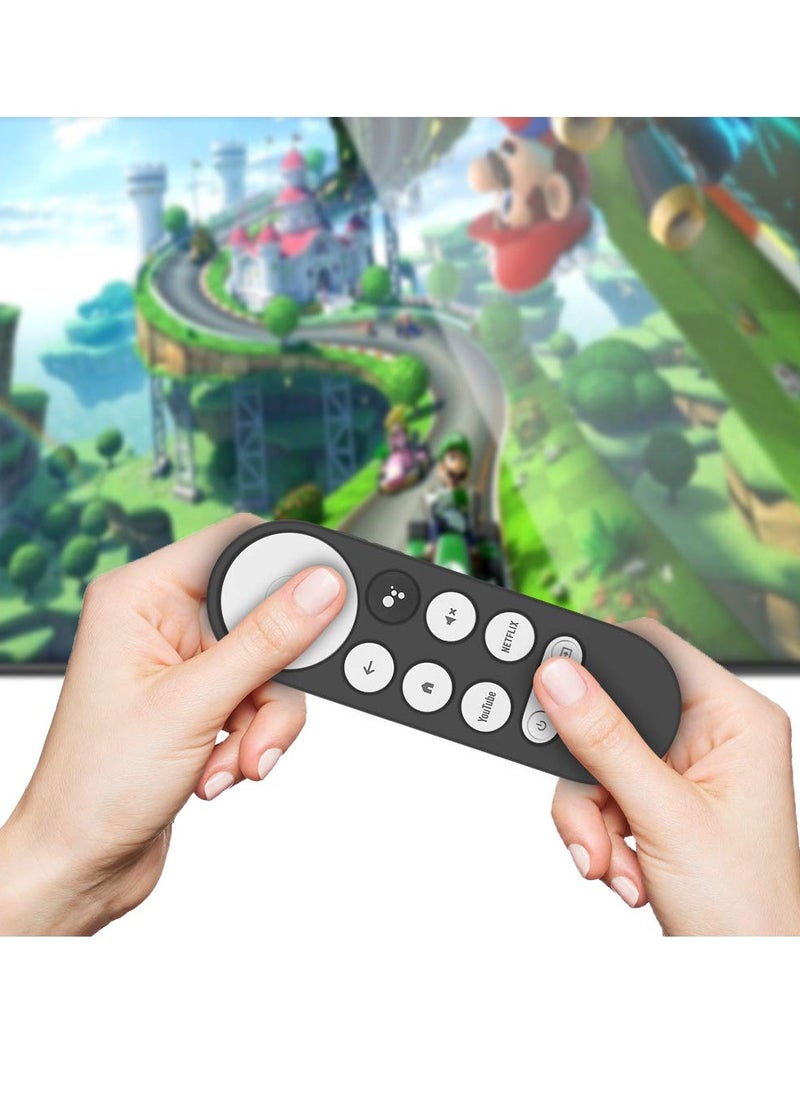 AROAQ غطاء جهاز التحكم عن بعد، غطاء حماية ناعم وأملس لجهاز التحكم عن بعد Chromecast، جراب سيليكون ناعم غير قابل للانزلاق لجهاز التحكم عن بعد Chromecast مع حواف واقية، (قطعة واحدة، وردي)  - Image 4