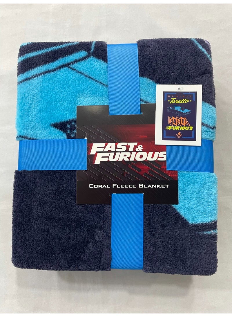 Fast & Furious بطانية فليس كورال FF 100x150 سم NHT-BBL008 - Image 2