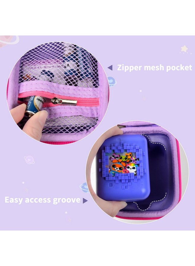 جي دبليز كايس حافظة لعبة بيتزي التفاعلية للحيوانات الأليفة الرقمية وحافظة، حامل حمل قوي للحيوانات الأليفة الإلكترونية الافتراضية التي تتفاعل مع اللمس، حاوية واقية للبطاريات AA والملحقات الأخرى (العلبة فقط) - Image 4