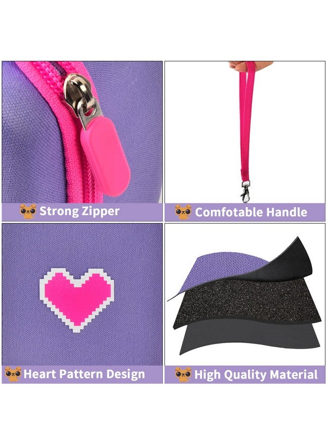 جي دبليز كايس حافظة لعبة بيتزي التفاعلية للحيوانات الأليفة الرقمية وحافظة، حامل حمل قوي للحيوانات الأليفة الإلكترونية الافتراضية التي تتفاعل مع اللمس، حاوية واقية للبطاريات AA والملحقات الأخرى (العلبة فقط) - Image 3