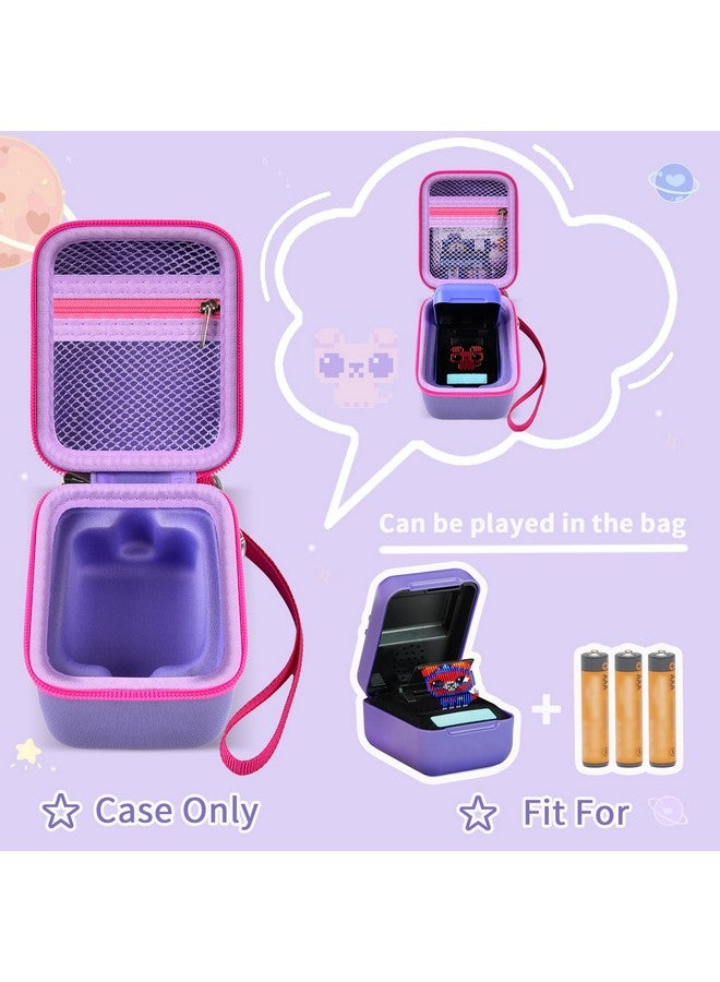 جي دبليز كايس حافظة لعبة بيتزي التفاعلية للحيوانات الأليفة الرقمية وحافظة، حامل حمل قوي للحيوانات الأليفة الإلكترونية الافتراضية التي تتفاعل مع اللمس، حاوية واقية للبطاريات AA والملحقات الأخرى (العلبة فقط) - Image 2