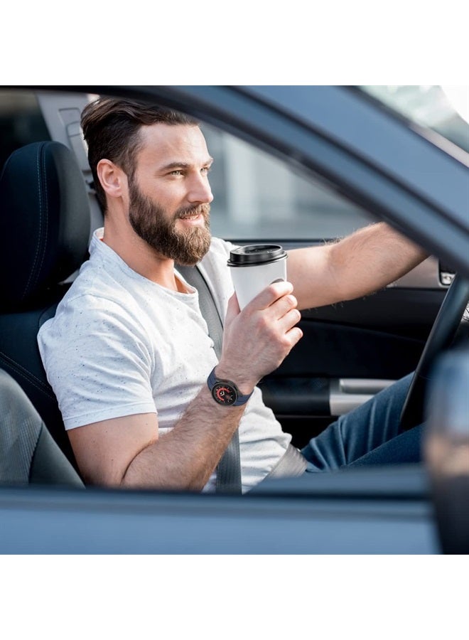 أشرطة Galaxy Watch 5 Pro 45mm / أشرطة Galaxy Watch 5 44mm 40mm، أشرطة رياضية من السيليكون بدون فجوة متوافقة مع حزام استبدال ساعة Samsung Galaxy Watch 5