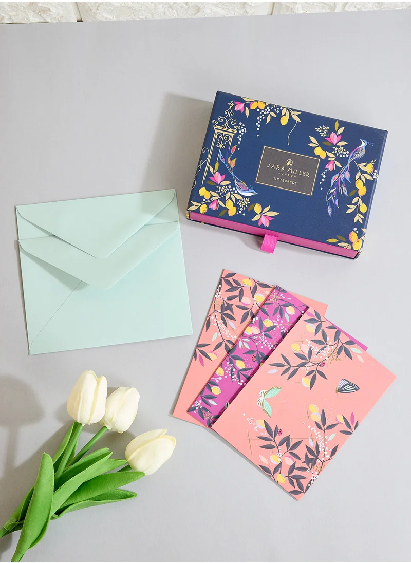 Sara Miller Boxed Notecards - drawer box option