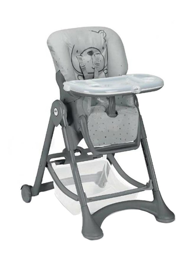Cam Baby High Chair Mini Plus, Gray Bear, Removable Tray, 0 To 36 Months - Image 1