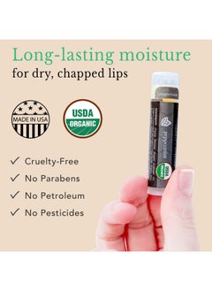 Beauty by Earth Organic Lip Balm Peppermint 4 Pack Organic Gifts For Women All Natural Lip Balm Birthday Gifts For Her & Him Lip Balm Hydrating Beauty Gifts For Adults Women Men Teens & Kids Lip Moisturizer  - Image 5