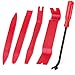 GLK Auto Trim Removal Tool Set 5pcs Plastic Pry Tool Kit Auto Trim Tool Prying Tool Car Door Panel Clip Revmoal Tool Fasteners Remover red - Image 2