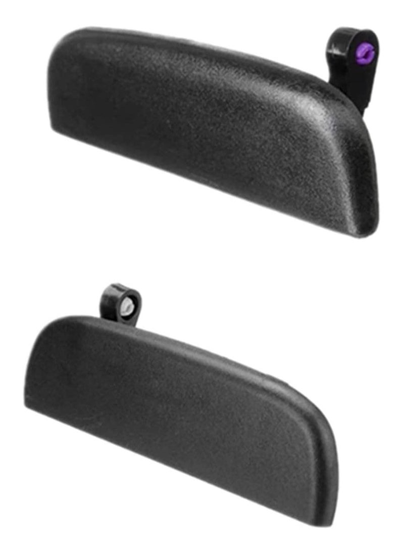 Generic - Left or Right Black Car Front and Rear Outer Door Handle Knob compatible with Suzuki New Alto A-Star Ignis Stingary Jimny Carry Wagon-R Opel Agila Nissan Pixo (Left and right) - Image 1