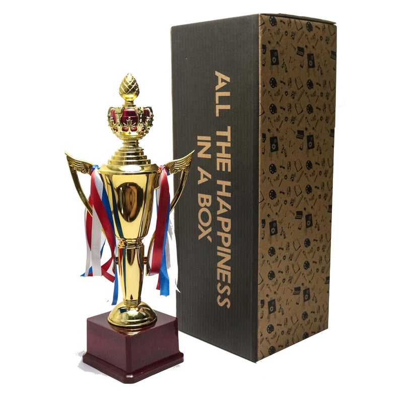 ArtRight Helios Trophy for Best Sportsman - Goldwinner Prize Trophy for Best Sportsperson ; Shiny Metallic Award for Sportspersons - Image 5
