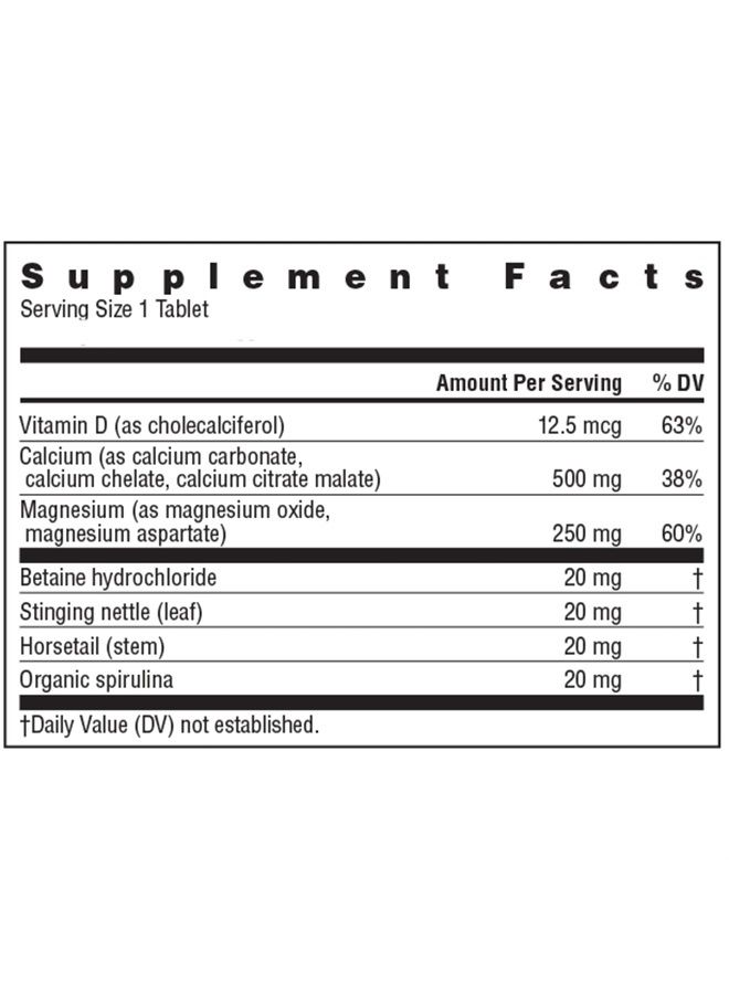 Rainbow Light Food-Based Calcium - Calcium, Magnesium, and Vitamin D Multivitamin Supplement; Supports Bone Density, Muscle Relaxation, and Calcium Absorption; 500 IU Vitamin D3 - 90 Tablets - Image 5