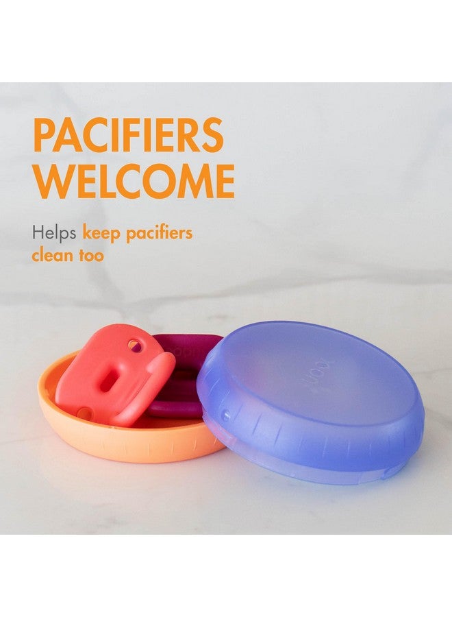 بون صناديق تخزين بون نورش لمستلزمات تغذية الطفل - منظم زجاجات الأطفال والتخزين - تتسع لأكياس زجاجات بون نورش والحلمات واللهايات - مستلزمات تغذية الطفل بالزجاجة - مجموعة ألوان - 3 قطع - Image 3