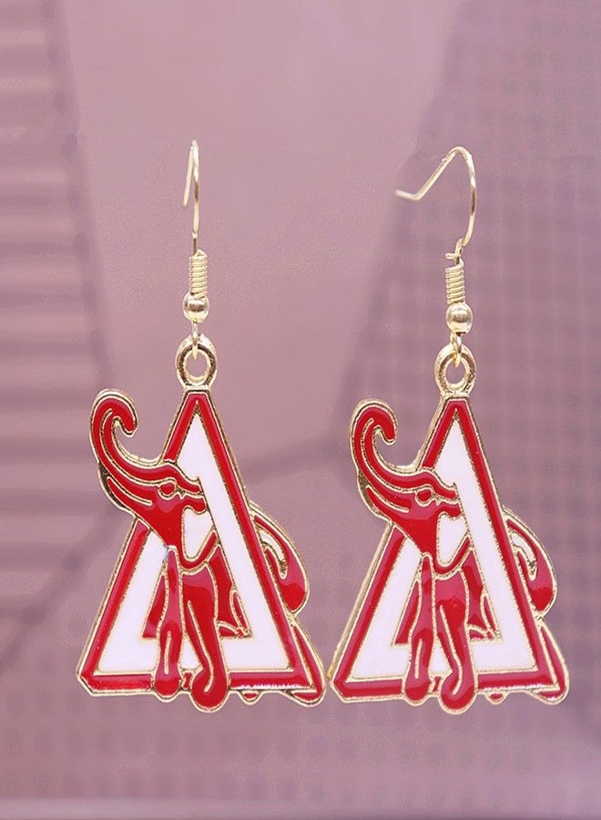 HUSURU Triangles Delta Elephant Earrings Sorority Sisterhood Gifts Jewelry - Image 5