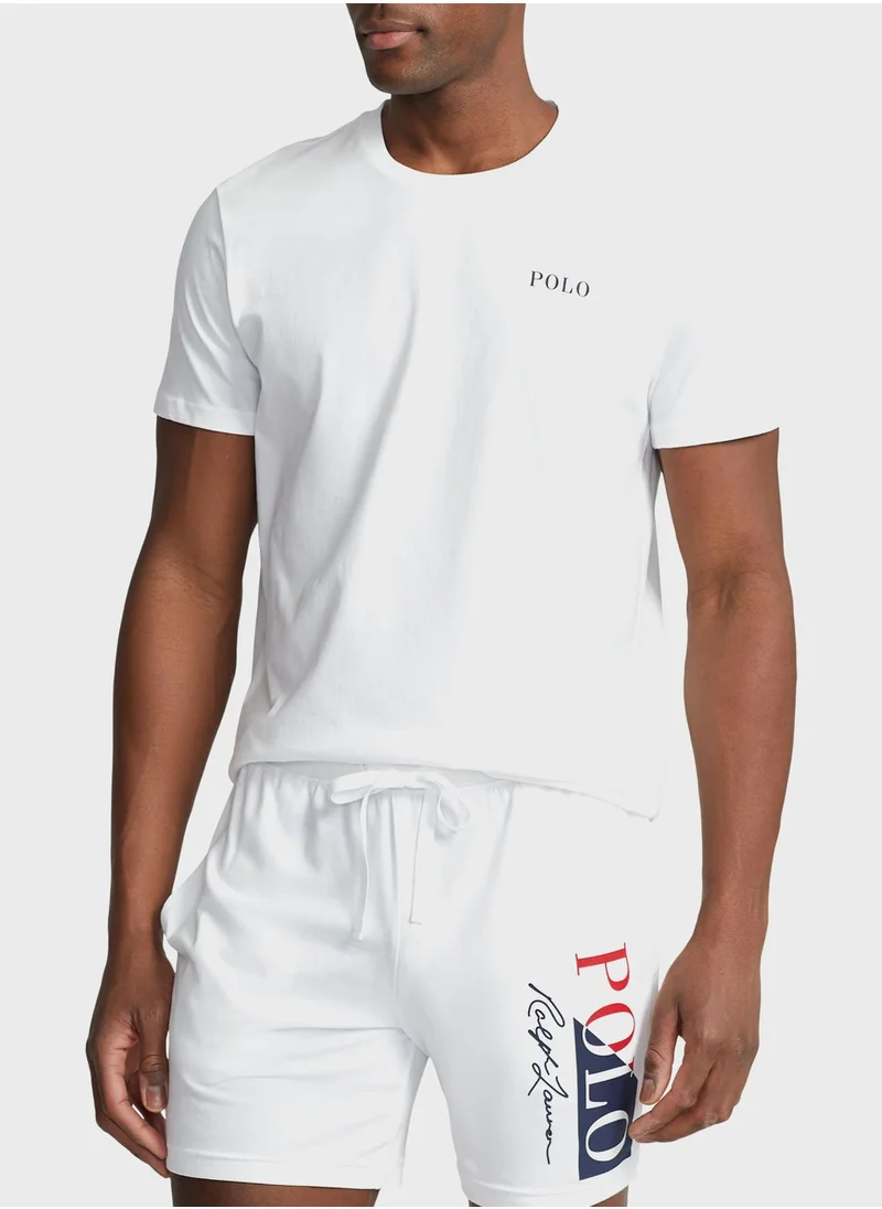 POLO RALPH LAUREN Logo Crew Neck T-Shirt