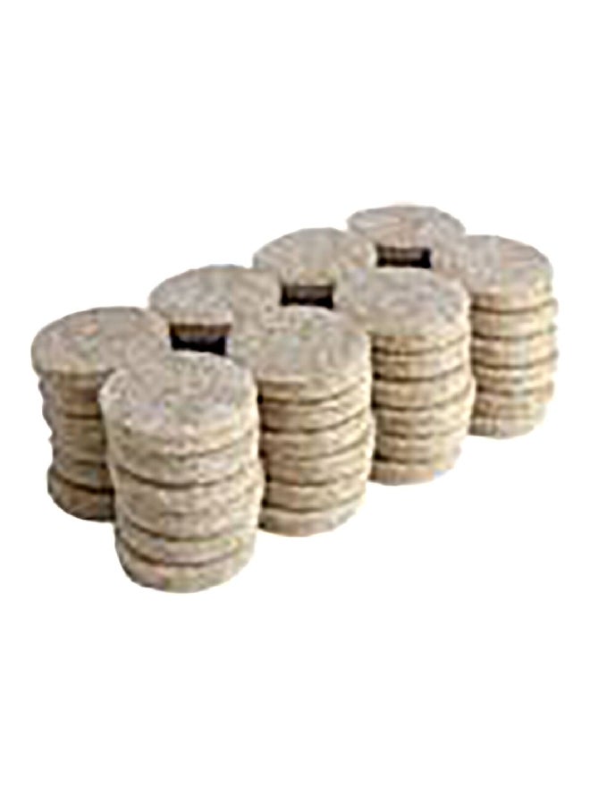 ACE 48-Piece Round Self Adhesive Felt Pads Brown 1 Inch 9972 - Image 2