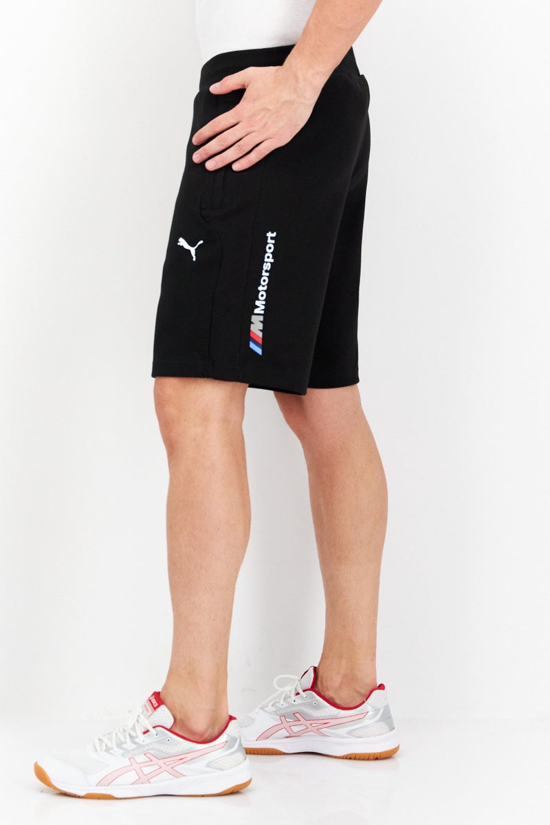 PUMA Puma x BMW Motorsport Men Sportswear Fit Brand Logo Outdoor Shorts, Black  - Image 4