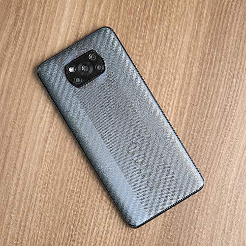 Ibywind Screen Protector For Xiaomi Poco X3/X3 Pro,with 2Pcs Tempered Glass,1Pc Camera Lens Protector,1Pc Backing Carbon Fiber Film [Fingerprint Reader,Easy to install] - Image 3