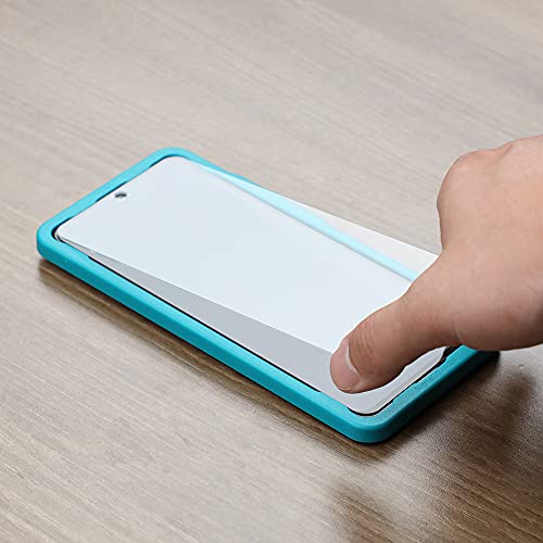 Ibywind Screen Protector For Xiaomi Poco X3/X3 Pro,with 2Pcs Tempered Glass,1Pc Camera Lens Protector,1Pc Backing Carbon Fiber Film [Fingerprint Reader,Easy to install] - Image 2