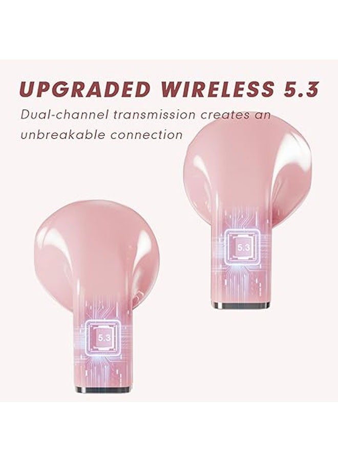 Heart Shaped Wireless Earbuds are cute mini invisible wireless bluetooth earbuds for girls and boys