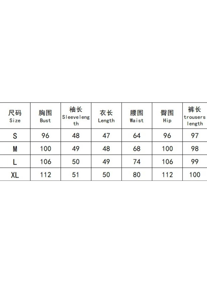 NIBEMINENT Fashion Solid 2 Piece Set Women Zipper Stand Collar Tops&Pants Set Autumn Winter Splice Full Sleeve Elastic Waist Long Pants Set - Image 3