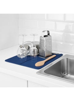 erorex Dish drying mat, blue, 44x36 cm  - Image 3