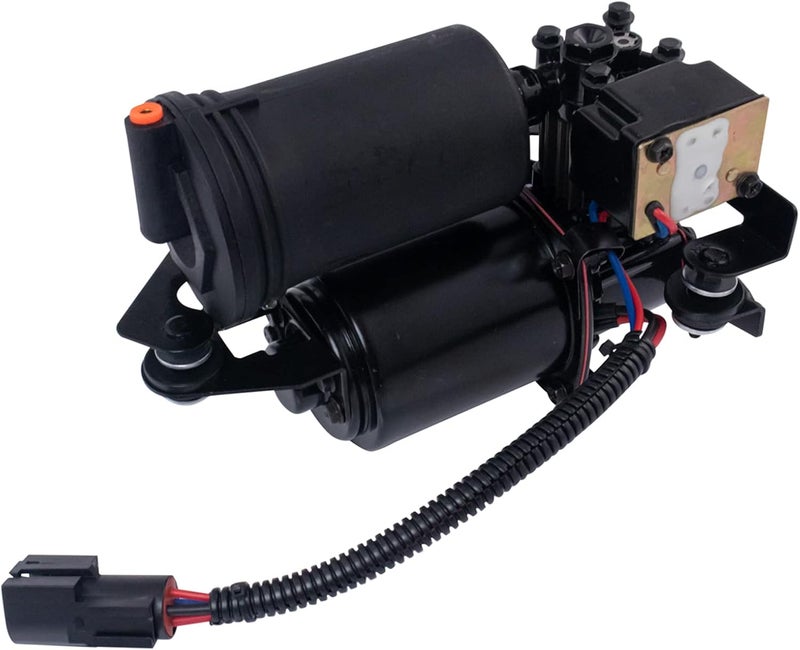 TRQ Rear Air Suspension Spring Bag Compressor Kit Set 3pc for Crown Vic Town Car - Image 4