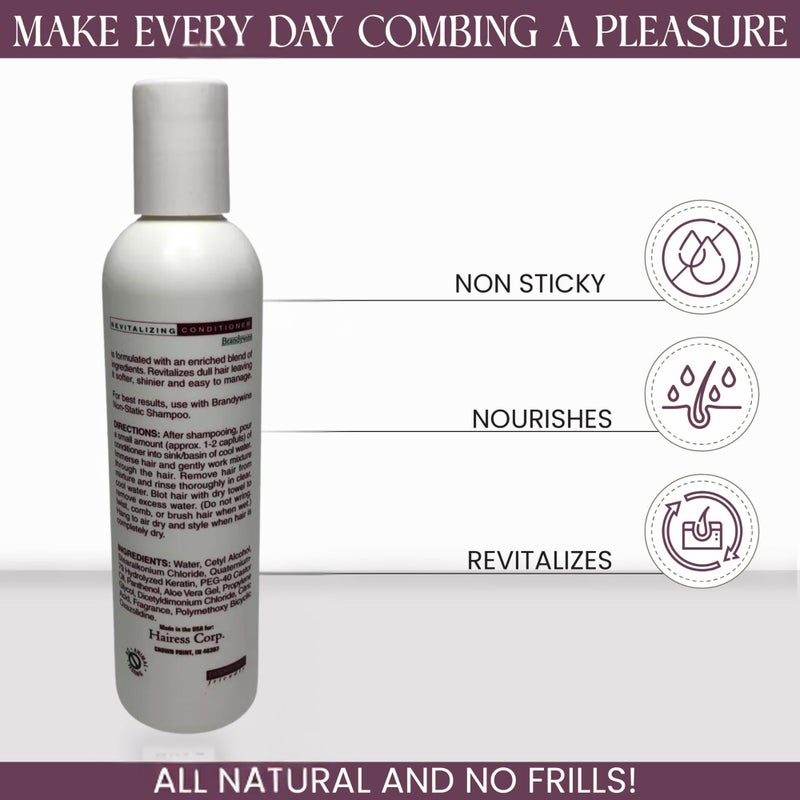 Brandywine Revitalizing Conditioner – For Synthetic & Natural Hair Wigs, 16 Ounces - Image 2