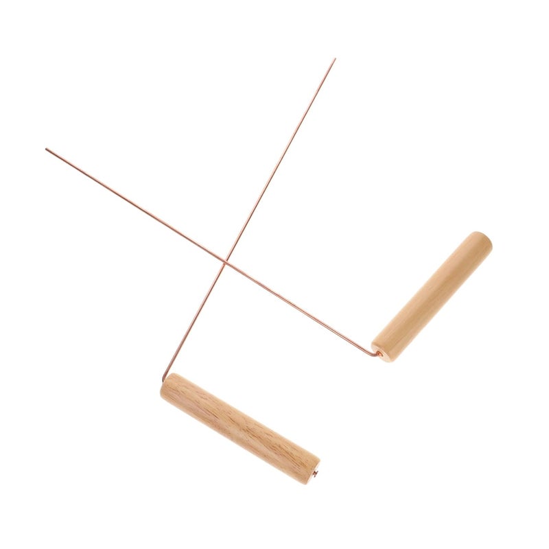 Copper Dowsing Rods 2 Pack for Water Divination Ghost Hunting and Treasure Finding - Image 1