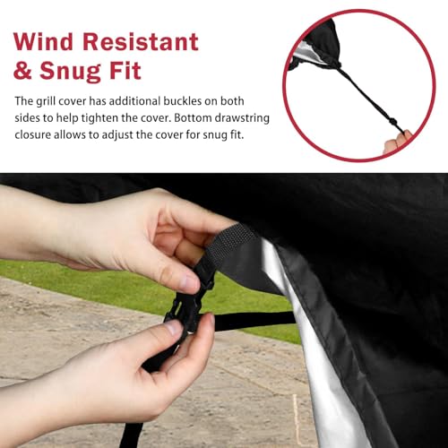 iCOVER 36 inch Griddle Cover for Blackstone, Waterproof Lightweight Polyester Barbecue Protection Flat Top Gas Grill Covers for 36" Griddles Cooking Station for Camp Chef - Image 5