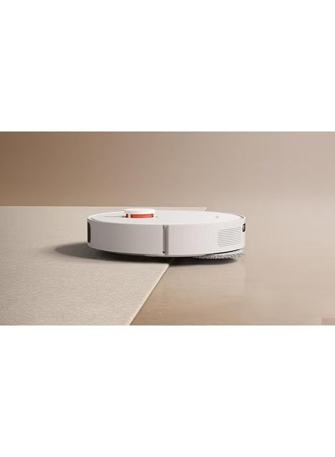 شاومي مكنسة كهربائية روبوتية من شاومي X20+ مع قاعدة ذكية متكاملة بقوة شفط 6000 باسكال، ونظام ملاحة ليزر LDS، وتحكم صوتي، ومكانس كهربائية للتنظيف الجاف والرطب 4 لترات 30 وات C101 أبيض - Image 2