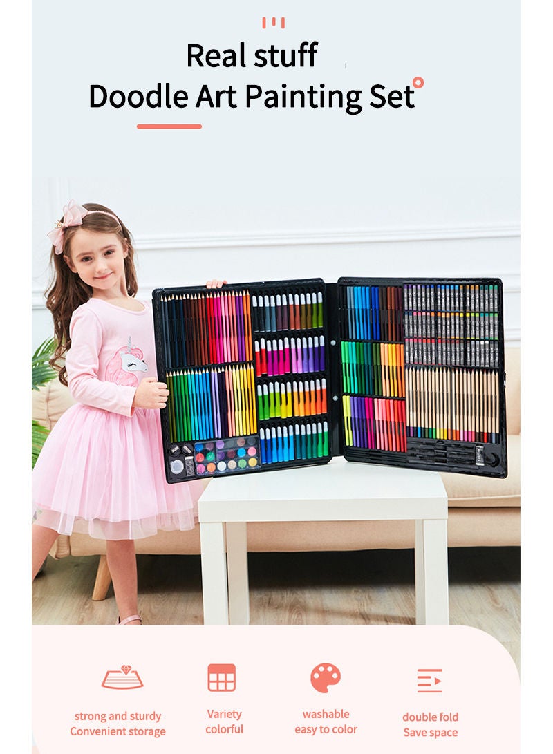 Kidle 258 pcs Painting Set Drawing Art Crafts Gift Box For Girls Boys - Image 2